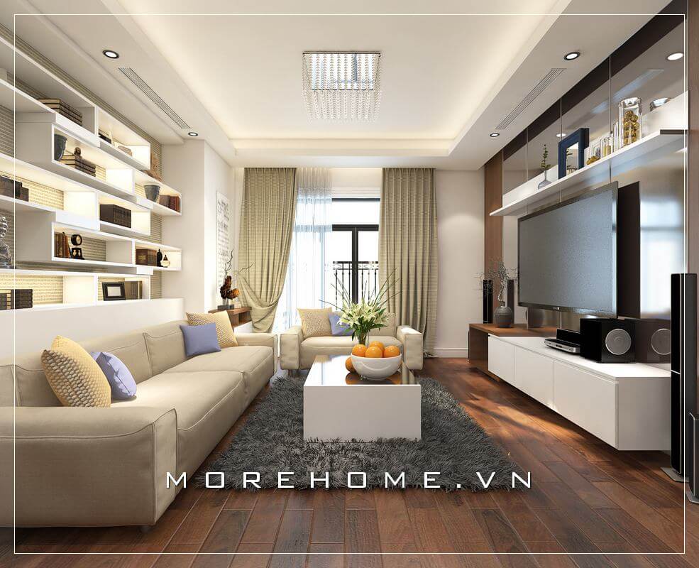 thiết kế nội thất phòng khách